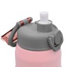 Botella Deportiva Gris con Asa y Tapa Segura – Personalizada con tu Logo todotazones.cl