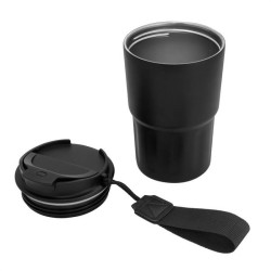 Mug Térmico Metálico con Tapa y Correa – Personalizado para Regalos Corporativos