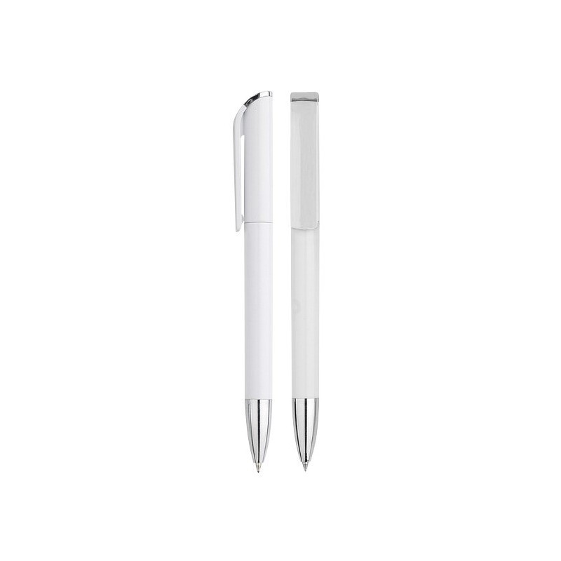 Lápiz blanco personalizado White | Lápices baratos con logo de tu empresa