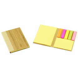Set de bamboo notas adhesivas | Artículos personalizados